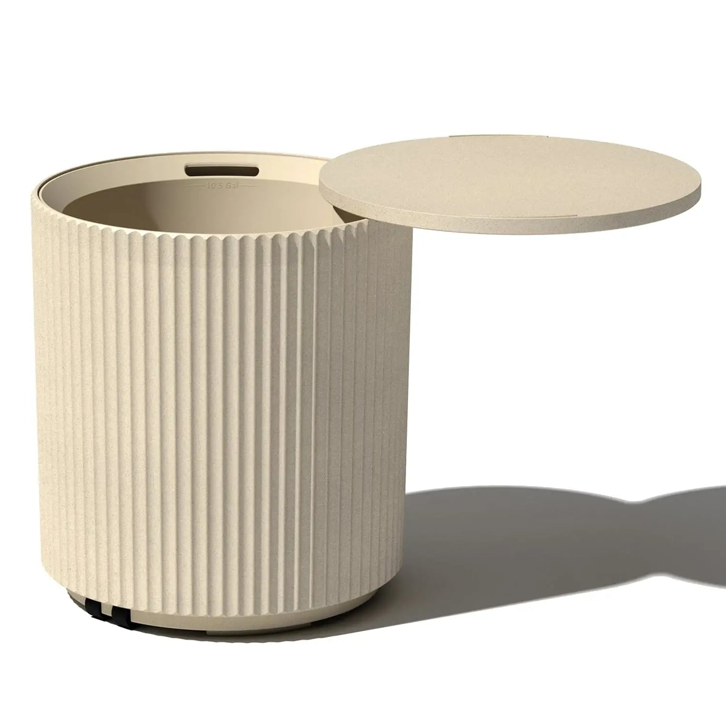 Outdoor Refrigerated Side Table 2 In 1 Keeps Drinks Cool