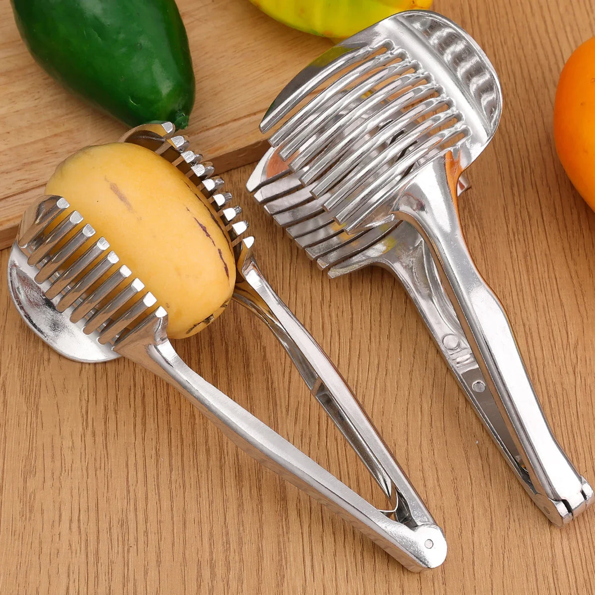 Multifunctional Lemon Slicer Clamp Aluminum Alloy Fruit Cutting Tool
