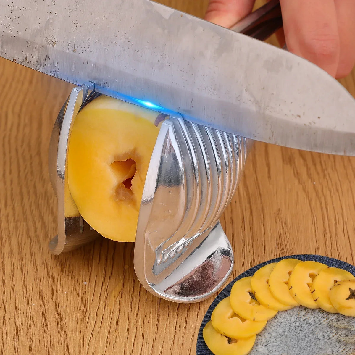 Multifunctional Lemon Slicer Clamp Aluminum Alloy Fruit Cutting Tool