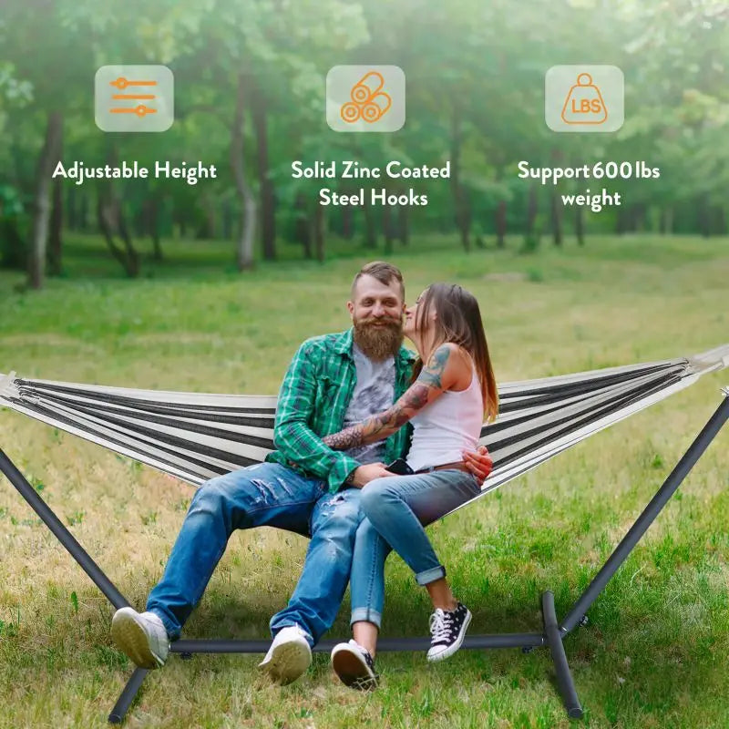 Gyroor Adjustable Stand Hammock With 600 Lb Capacity Outdoor
