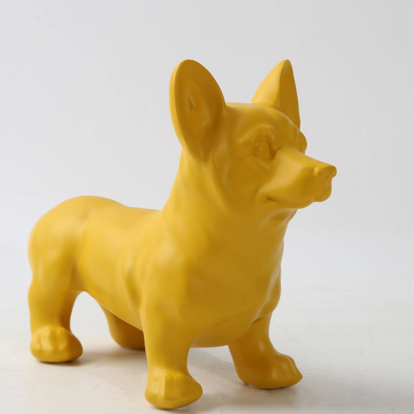 FLYuechun Ranan Nordic Corgi Dog Resin Ornament Home Office