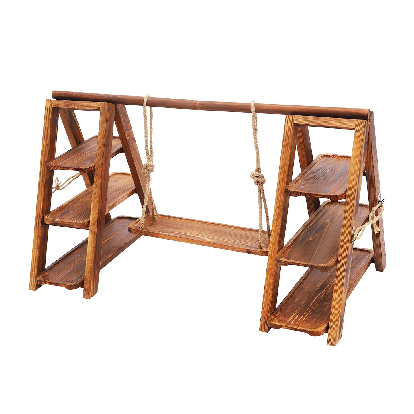 Bymaocar 3 Tier Wooden Cake Stand Dessert Tray For Weddings