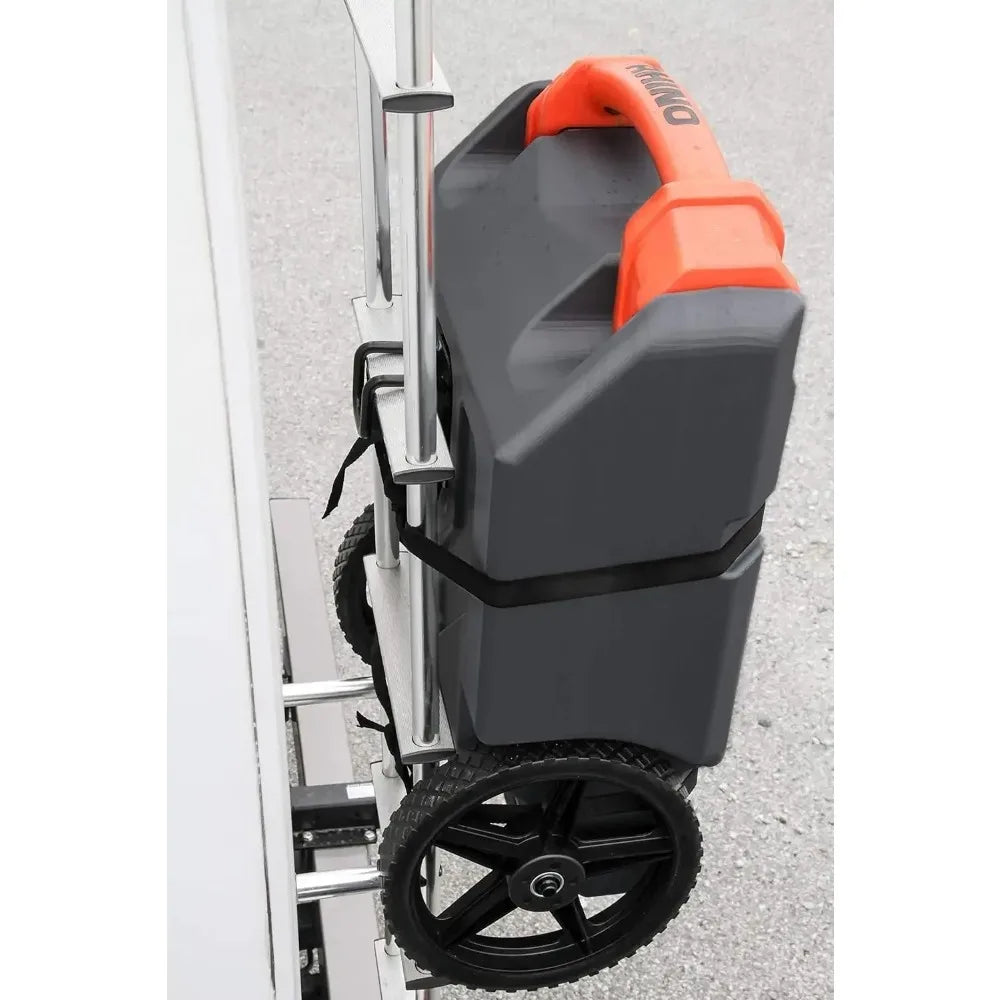 Rhino Camper RV Portable Waste Tank With Heavy Duty Wheels