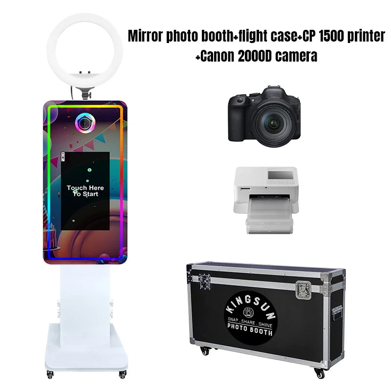PrimeBooth Magic Mirror Photobooth Machine For Wedding Parties