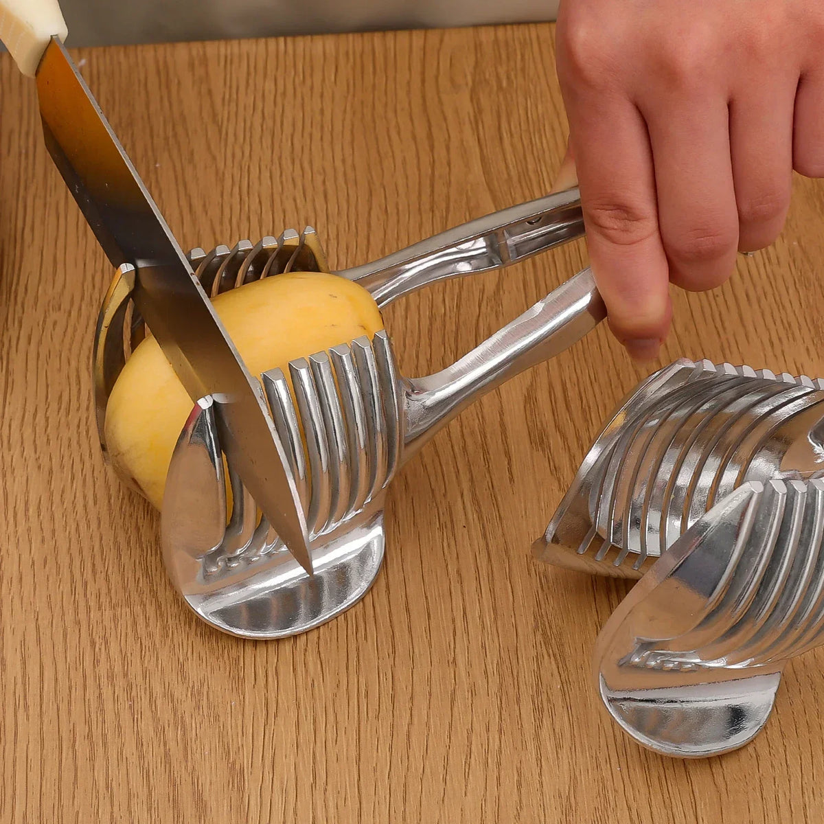 Multifunctional Lemon Slicer Clamp Aluminum Alloy Fruit Cutting Tool