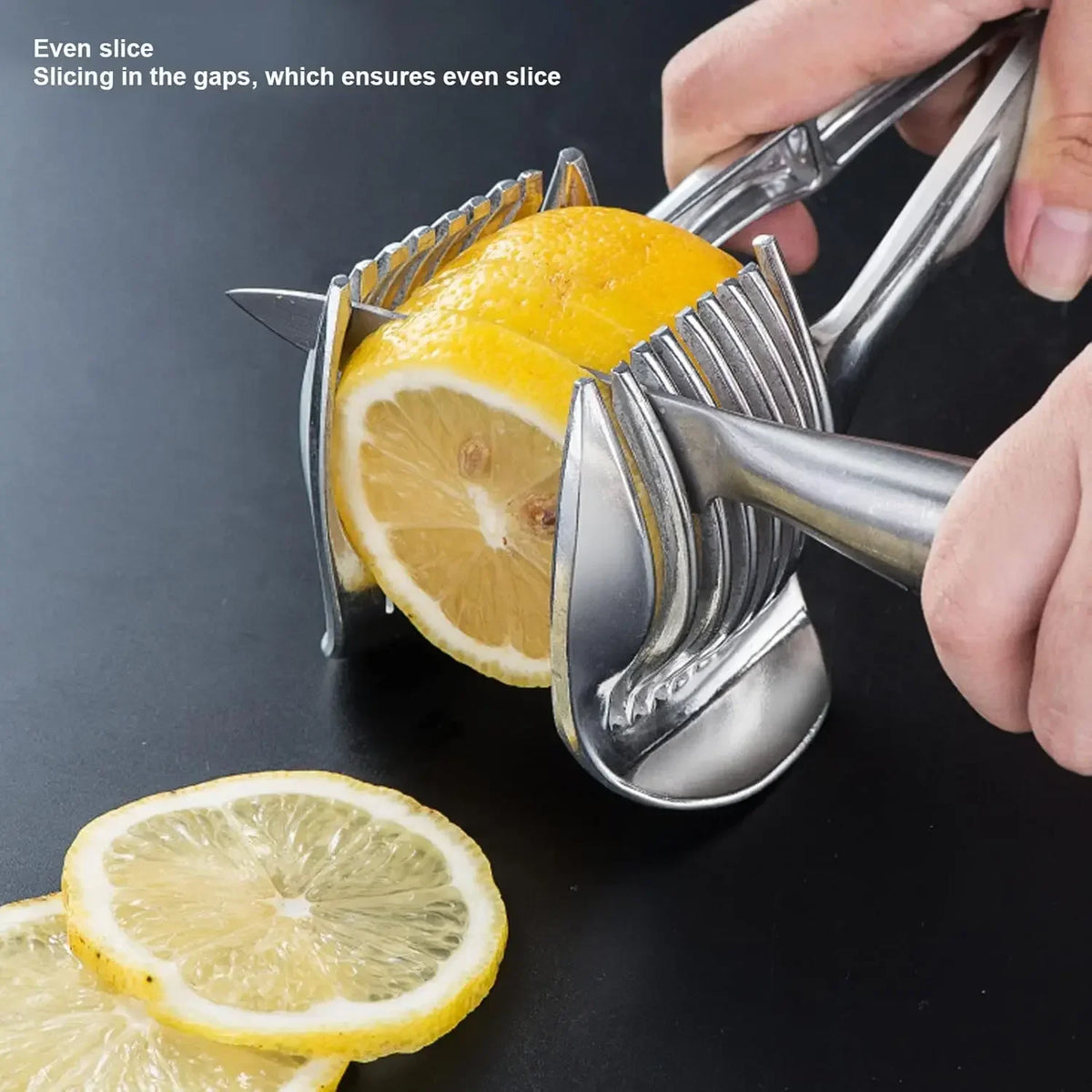 Multifunctional Lemon Slicer Clamp Aluminum Alloy Fruit Cutting Tool